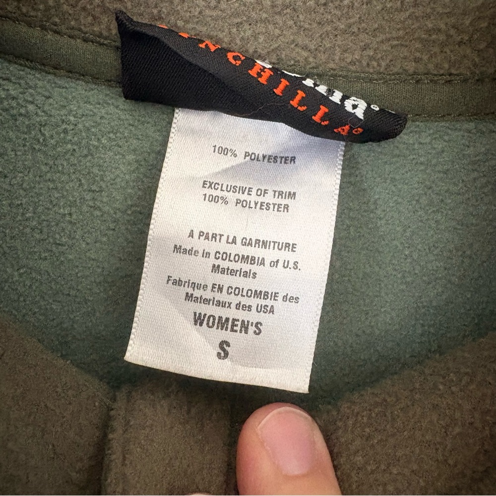 Patagonia Synchilla Full Zip Fleece Jacket - Sage Green - Small - Picture 4 of 7
